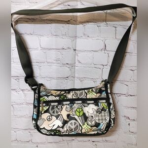 Le Sportsac Cross Body Peace Dove Mini Messenger Bag